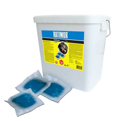 Ratimor brodifacoum pasta 10 g, worek 25 kg